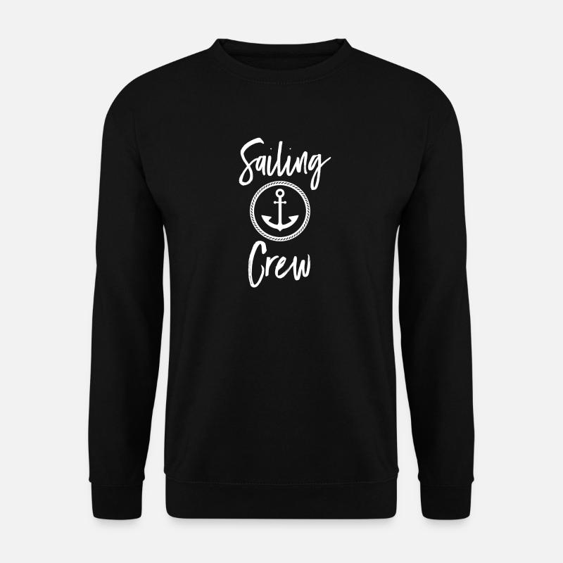 Sailing Crew - Unisex Pullover - Schwarz
