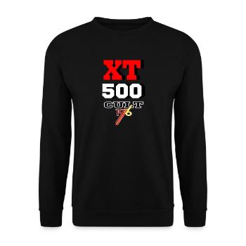 XT 500 Enduro culte moto - Sweat-shirt Unisexe - noir - Devant - Alina (178cm) & Michal (187cm)