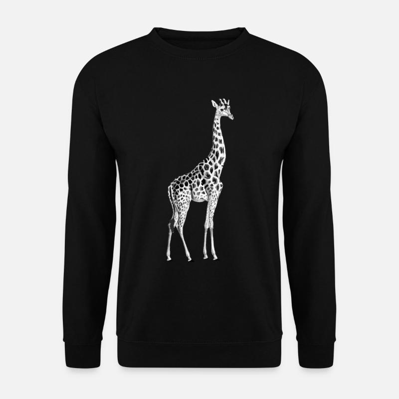 Giraffe - Unisex Pullover - Schwarz