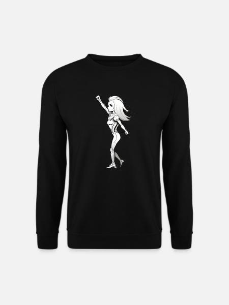 Power Frau - Unisex Pullover - Schwarz