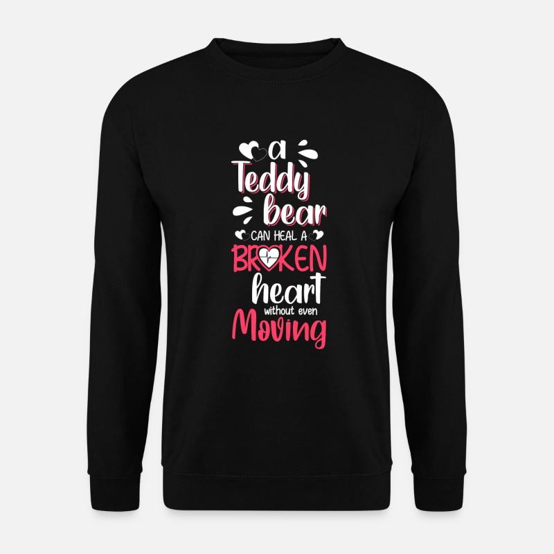 Bär Kindheit Spielzeug - Unisex Pullover - Schwarz