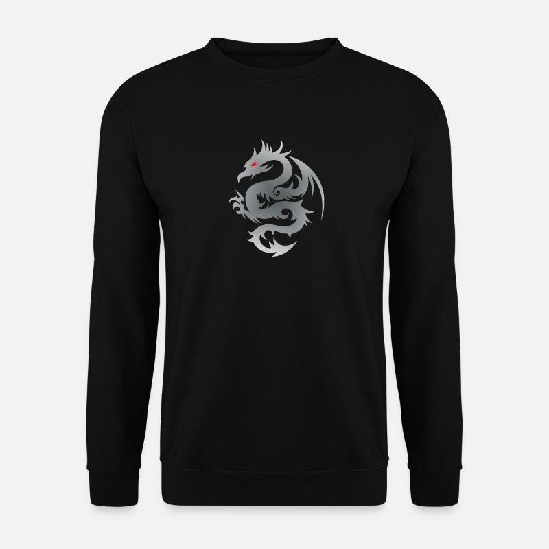 Dragon gris - Sweat-shirt Unisexe - noir