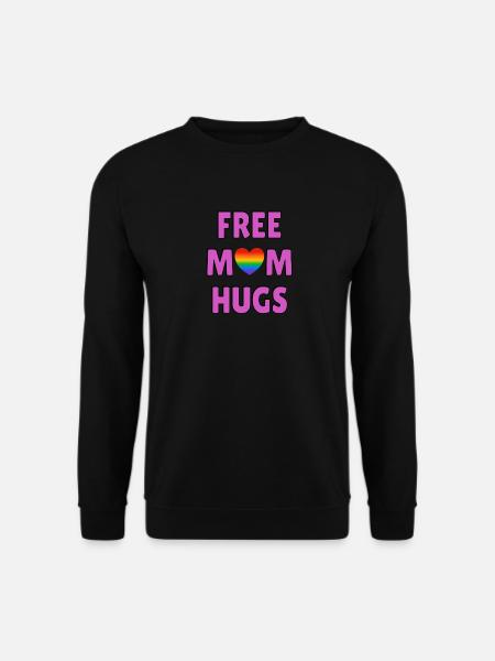 Kostenlose Mama-Umarmungen - Unisex Pullover - Schwarz