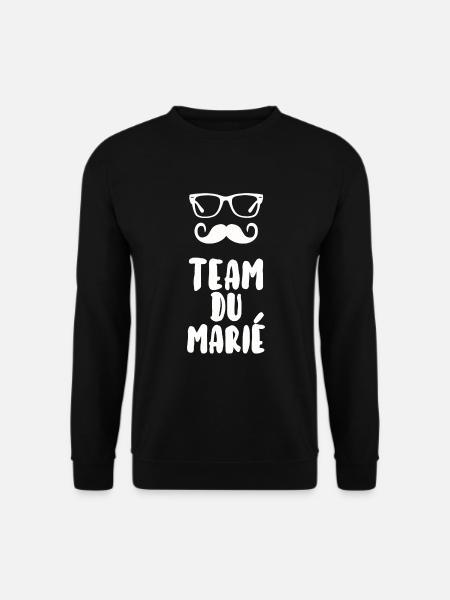 Team du marié - Sweat-shirt Unisexe - noir