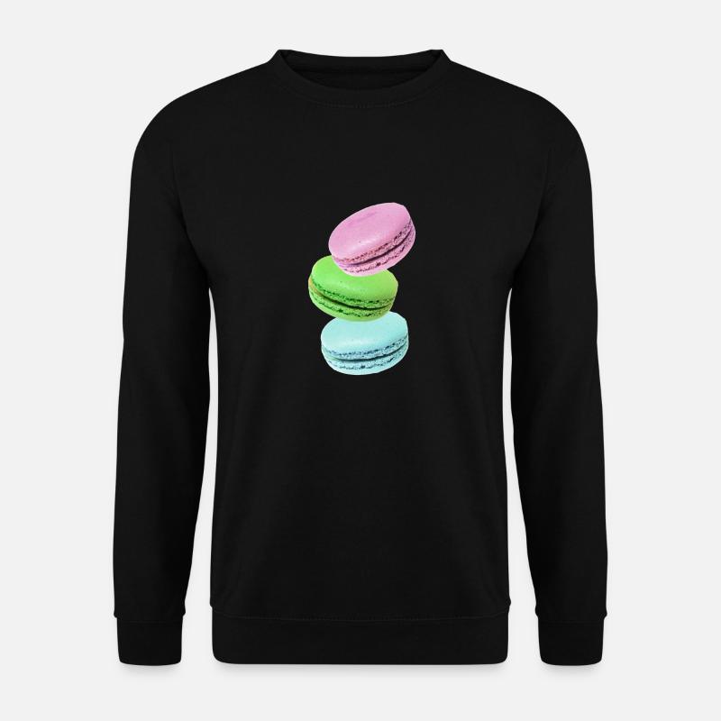 Macarons - Unisex Pullover - Schwarz