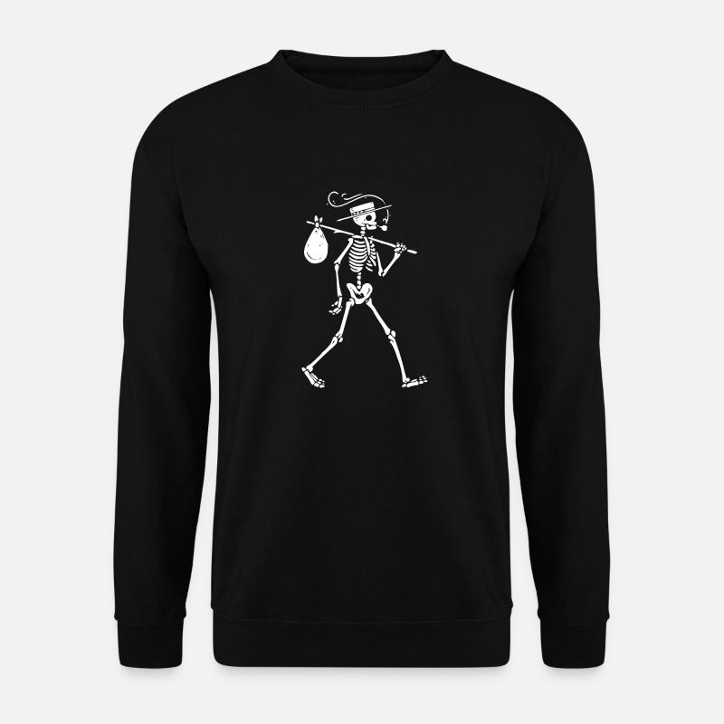 skeleton - Unisex Sweatshirt - black