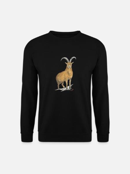 Steinbock - Unisex Pullover - Schwarz