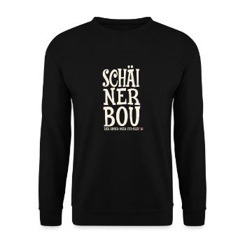 Schäiner Bou - Unisex Pullover - Schwarz - Vorne - Alina (178cm) & Michal (187cm)