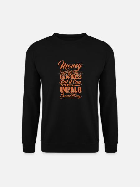 MONEY AND IMPALA Y - Unisex Sweatshirt - black