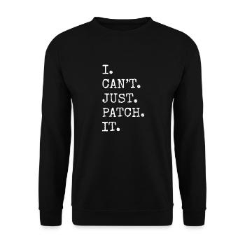 car mechanic repair birthday motocycle fun - Unisex Pullover - Schwarz - Vorne - Alina (178cm) & Michal (187cm)