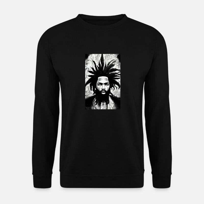 Rastafari - Unisex Pullover - Schwarz