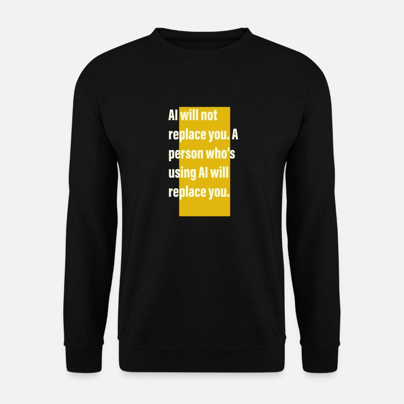 AI ARTIFICIAL INSTELLIGENCE GRAPHIC DESIGNER - Unisex Sweatshirt - black