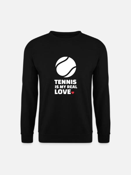 I love tennis - Unisex Sweatshirt - black