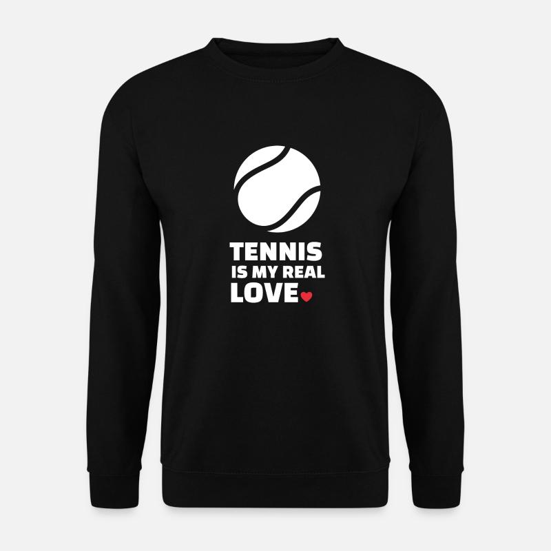 Ich Liebe Tennis - Unisex Pullover - Schwarz