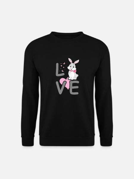 Rabbit lover - Unisex Sweatshirt - black