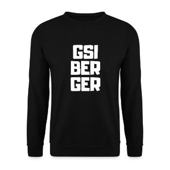 Gsiberger Gsiberg Vorarlberg - Unisex Pullover - Schwarz - Vorne - Alina (178cm) & Michal (187cm)