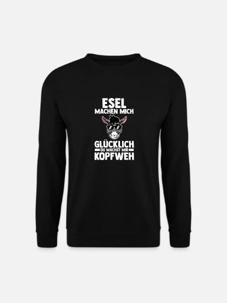 Esel - Unisex Pullover - Schwarz