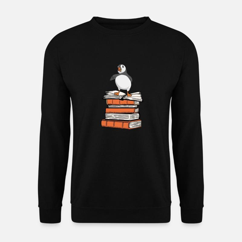 Papageientaucher Puffin Alkenvögel Lunde - Unisex Pullover - Schwarz