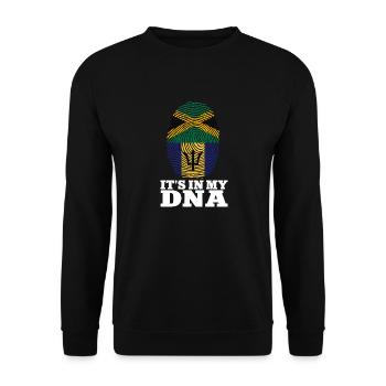 Drapeau de la Barbade Bayan barbadien - Sweat-shirt Unisexe - noir - Devant - Alina (178cm) & Michal (187cm)
