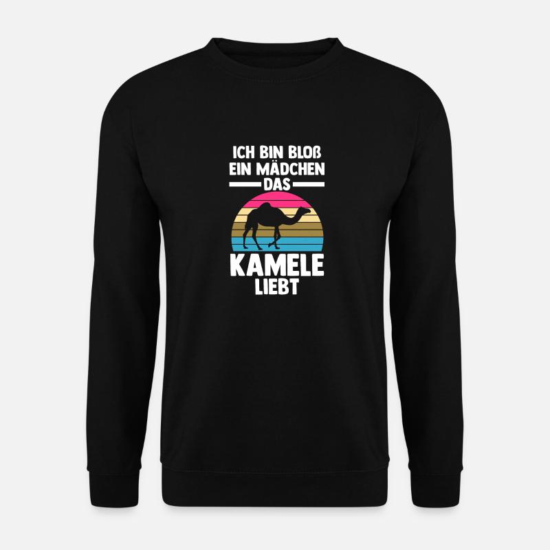 Kamel - Unisex Pullover - Schwarz