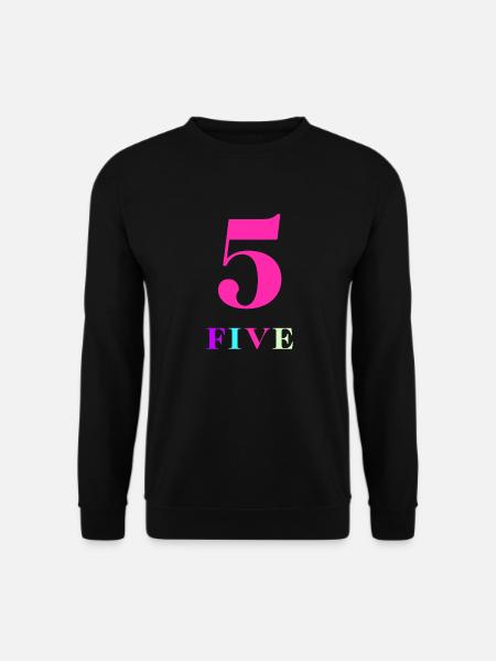 Five -5th Anniversary - Unisex Sweatshirt - black