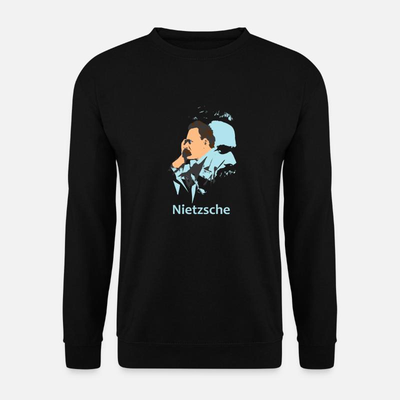 Nietzsche - Unisex Pullover - Schwarz