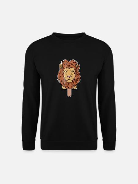 Lion Head Popsicle - Unisex Sweatshirt - black