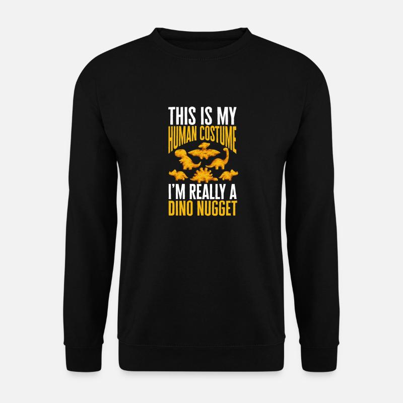 Dino Nuggets Dinosaur Chicken Nuggets - Unisex Sweatshirt - black