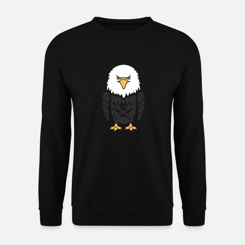 Adler Vogel - Unisex Pullover - Schwarz