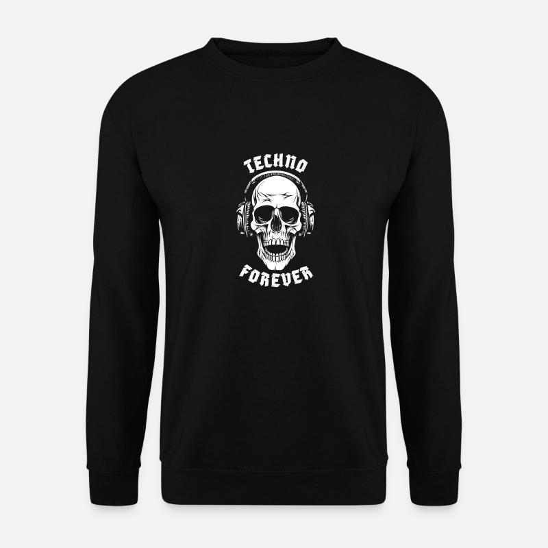 TECHNO FOREVER - Unisex Sweatshirt - black