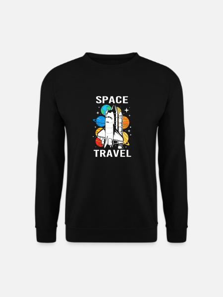 Solar System Universe - Unisex Sweatshirt - black