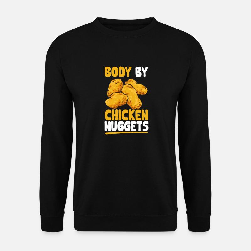 Chicken Nugget Lover Chicken Nuggets - Unisex Sweatshirt - black