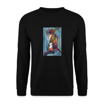 FUNtasie - Unisex Sweatshirt - black - Front - Alina (178cm) & Michal (187cm)
