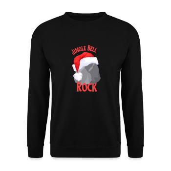 Jingle Bell Skirt Funny Christmas Design - Unisex Sweatshirt - black - Front - Alina (178cm) & Michal (187cm)