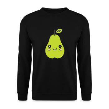 Pear - Unisex Sweatshirt - black - Front - Alina (178cm) & Michal (187cm)