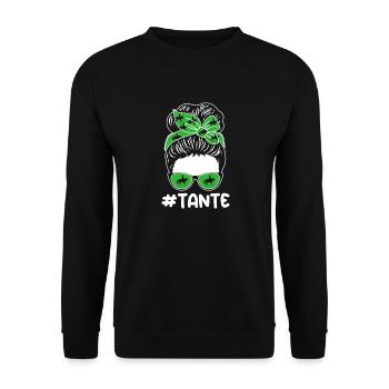 Monter à cheval - Sweat-shirt Unisexe - noir - Devant - Alina (178cm) & Michal (187cm)