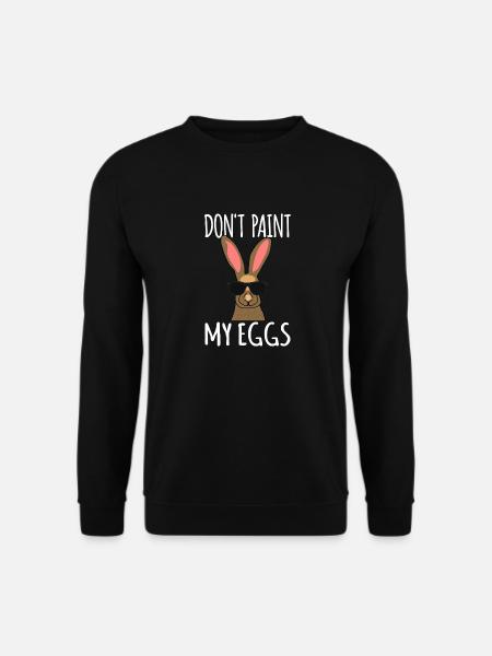 Lapin de Pâques - Sweat-shirt Unisexe - noir