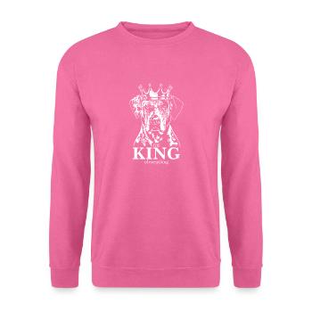 CATAHOULA LEOPARD DOG King dog saying Wilsigns - Unisex Sweatshirt - pink - Front