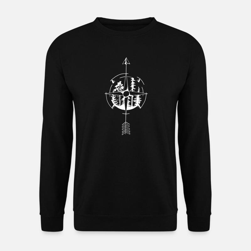 Forest compass - Unisex Sweatshirt - black