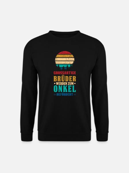 Onkel Familie neffe Geschenk - Unisex Pullover - Schwarz