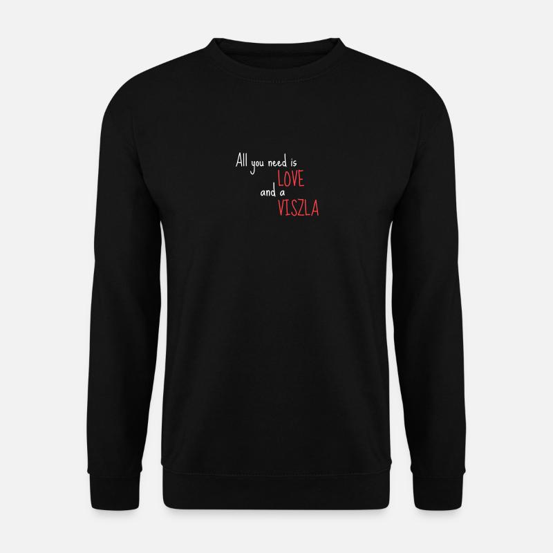 Love Viszla - Unisex Pullover - Schwarz