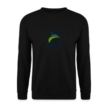 Golf Tee-Riffic Lover Funny Golfing - Unisex Sweatshirt - black - Front - Alina (178cm) & Michal (187cm)