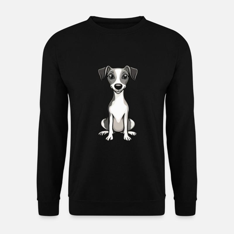 Whippet Dog Cute - Unisex Sweatshirt - black