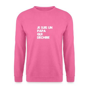 Ich bin ein Vater, der rockt - Unisex Pullover - Pink - Vorne