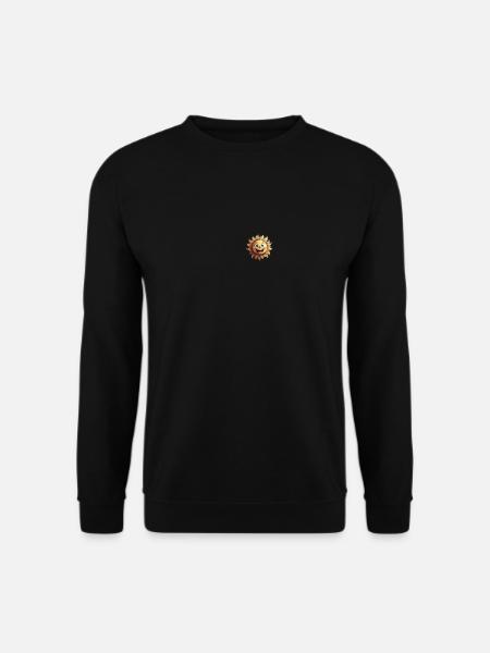 Fröhliches Sonnendesign für Frauen und Kinder - Unisex Pullover - Schwarz