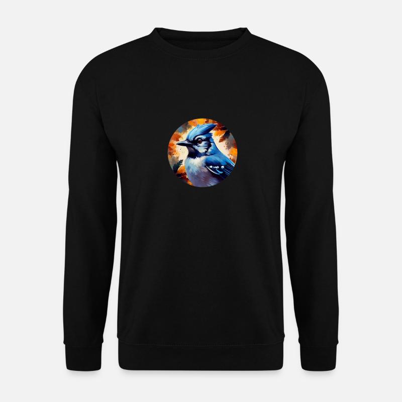 Blauhäher - Unisex Pullover - Schwarz