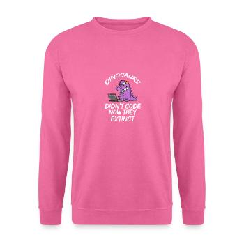 Informaticien / programmeur / programmation - Sweat-shirt Unisexe - rose - Devant