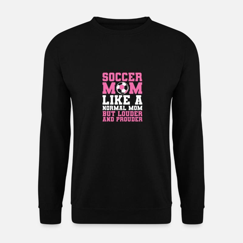 Fußballmama Fußball - Unisex Pullover - Schwarz
