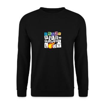 Pompier pompier - Sweat-shirt Unisexe - noir - Devant - Alina (178cm) & Michal (187cm)