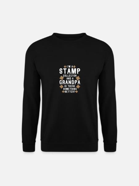 Stamps collect stamp collection - Unisex Sweatshirt - black